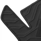 Коврики в салон Inliner для Zeekr 001 '21- Geometric Design из экокожи черные с серой нитью (комплект) - изображение 4