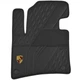 Килимки в салон Inliner для Porsche Cayenne '10-17 з екошкіри Wave Style чорні + 4 шильди (комплект) - зображення 3