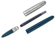 Чорнильна ручка Parker 51 Teal Blue CT FP бірюзова/сталь перо F (тонке) - изображение 7