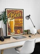 Набір вінтажних пивних постерів / 4 шт / пивний плакат / beer vintage poster - изображение 7