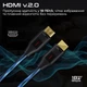 Кабель Promate ProLink HDMI - HDMI v.2.0 (M/M), 1.5 м, Black (prolink4k60-150) - изображение 3