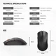 Игровая компьютерная мышь Fantech WGC5 Blake 2.4Ghz беспроводная black - изображение 10