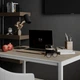 Письмовий стіл Brevity Loft mid 900х750х670 Дуб сонома/Білий метал (GATB02130000010) - зображення 2