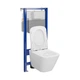 CERSANIT C16 инсталляционный комплект AQUA 50 QF CITY CleanOn сиденье 3в1 - изображение 1