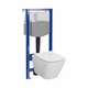CERSANIT C16 инсталляционный комплект AQUA 50 QF CITY CleanOn сиденье 3в1 - изображение 2