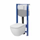 Унитаз подвесной CERSANIT Caspia Easy-Off CET 741 K701-103 с сиденьем Soft Close дюропласт - изображение 2