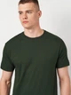 Футболка хлопковая длинная мужская Gildan Softstyle gi64000fo XL Темно-зеленая (5000000088780) - изображение 4