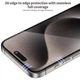 Захисне 3D скло Blueo Hot Bending для Apple iPhone 15 Pro (6.1") Чорний - зображення 4
