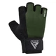 Перчатки для фітнесу RDX W1 Half Army Green Plus S - зображення 4