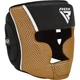 Боксерський шолом RDX AURA PLUS T-17 Black Golden (капа в комплекті) - зображення 2