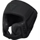 Боксерський шолом RDX T15 Noir Cheek Protector Matte Black (капа в комплекті) - зображення 1