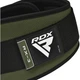 Пояс для важкої атлетики RDX RX3 EVA Curve неопреновий Army Green XL - зображення 5