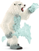 Figurka Schleich Eldrador Creatures Blizzard Bear with Weapon 18 cm (4059433469034) - obraz 3