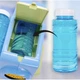 Детская каталка "Газонокосилка" с мыльными пузырями "WToys" 26061 на 43см + 2 бутылочки, голубая - изображение 2