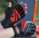 Рукавички для фітнесу MadMax MFG-568 Extreme 2nd edition Black/Red L - изображение 12