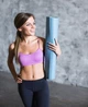 Килимок для йоги та фітнесу PowerPlay 4010 PVC Yoga Mat Темно-синій (173x61x0.6) - изображение 13