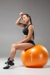М'яч для фітнесу (фітбол) Power System PS-4013 Ø75 cm PRO Gymball Orange - зображення 9