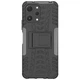 Чехол Armor для Xiaomi Redmi 12 бампер противоударный с подставкой Черный - изображение 2