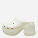 Chodaki damskie na obcasie Crocs Siren Clogs 208547-BONE 41-42 Kremowe (196265461707) - obraz 3