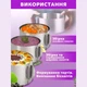 Раздвижная форма кольцо кондитерское для выпечки и сборки бенто-тортов и выкладки салатов 12-20 см (H 6.5 см) - изображение 4