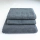 Набор махровых полотенец 3шт GM Textile 50х90см, 50х90см, 70х140см 400г/м2 (Серый) - изображение 1