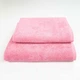 Набір махрових рушників 2шт GM Textile 50х90см, 70х140см 400г/м2 (Рожевий) - зображення 1