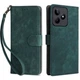 Чехол-книжка Deexe Delta Book для Realme C53 / C51 / Note 50 - Green - изображение 1