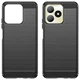 Силиконовый (TPU) чехол UniCase Carbon для Realme Note 50 - Black - изображение 2