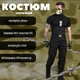 Чоловічий Костюм TG-Osprey-S Убакс з короткими рукавами + Штани чорний розмір XL - зображення 3