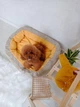 Лежак для собак лежанка для собак и кошек спальное место для животных съемный чехол с бортами 100х70х20 см Incor Желтый (Donut8) - изображение 4