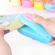 Ручной запайщик пакетов на батарейках АА Korea Type Mini Sealing Бирюзово-фиолетовый запаиватель пленки (1009618-Other-4) - изображение 3