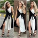 Fashions • Женское летнее платье "Неонила" Fashions 50-52 черно-белый (9248-бр-мо) - изображение 9