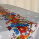 Скатерть для кухни на стол тканевая из льна прованс Цветы 150х220 см (Е05013В-3) - изображение 4