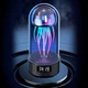 Портативная колонка BauTech Медуза Bluetooth с часами и LED подсветкой Черный (1014-224-00) - изображение 5