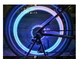LED Колпачек на ниппель Бриллиант изумруд СИНИЙ Подсветка для колес светодиодная 2шт комплект - изображение 3