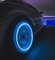 LED Колпачек на ниппель Бриллиант изумруд СИНИЙ Подсветка для колес светодиодная 2шт комплект - изображение 4