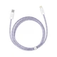 Кабель Type-C Lightning для айфон PD 20Вт 1м фиолетовый Baseus Dynamic 2 CALD040205 - изображение 2
