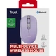 Компьютерная мышь Trust Ozaa Compact Multi-Device Wireless беспроводная 3200 dpi Фиолетовый (25384) - изображение 7