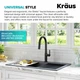 Смеситель для кухни Kraus KPF-2820MB - изображение 5