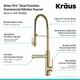 Змішувач для кухні Kraus Artec Pro KPF-1603BG - зображення 4