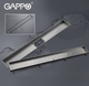 Душевой трап Gappo 1000 мм из нержавеющей стали под плитку (сатин) G810007-4 - изображение 2
