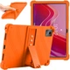 Силіконовий чохол з підставкою для Lenovo Tab M11 TB330FU / Xiaoxin Pad 2024 TB331FC Orange - изображение 1