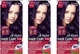 Упаковка тонирующей маски для волос Acme Color Hair Care Ton oil mask №201 Аметист 30 мл х 3 шт (ROZ6400230630) - изображение 1