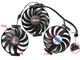 Вентилятор кулер для видеокарты ASUS RX 6700 6800 6900 6950 XT TUF (orgnl) Champion CF1010U12D (CF1010U12S T129215SU T129215BU FDC10U12S9-C FDC10U12D9-C) комплект 3 шт (№338.8) - изображение 4