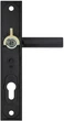 Фурнитура защитная ROSTEX R1/R4 R mov-mov DIN PLATE 72 мм 22 мм 38-55 мм 3 класс 804 BLACK_MAT Комплект Черная (RST-4043110496) - изображение 4