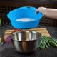 Сито пластмасове Ø 24.7 см Блакитне - зображення 5
