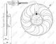 Вентилятор охлаждения двигателя NRF 47392 Volkswagen Golf, Bora; Audi TT, A3; Seat Toledo, Leon 1J0959455R - изображение 2