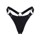 Трусики з натуральної шкіри Feral Feelings - String Bikini Black - изображение 1