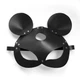 Шкіряна маска ведмедика Art of Sex - Mouse Mask, колір Чорний - зображення 3