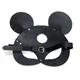 Шкіряна маска ведмедика Art of Sex - Mouse Mask, колір Чорний - зображення 4